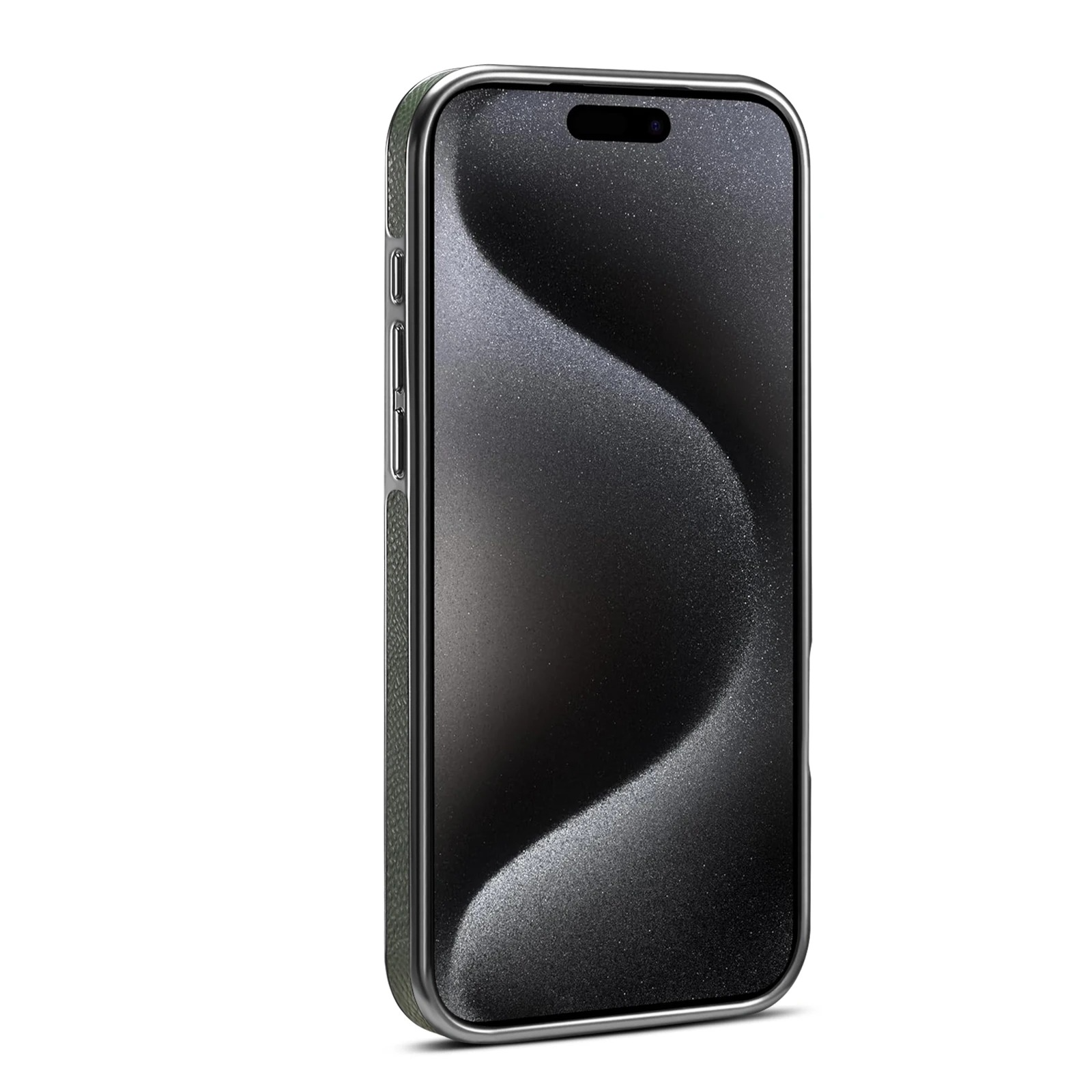High-End Magnetic iPhone Case — Genuine Cowhide Leather Full Coverage with Invisible Ring Bracket, Shockproof Anti-Fingerprint Slim Design