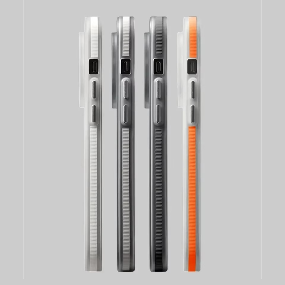 Luxury Corrugated Pattern iPhone Case — Magnetic Magsafe Wireless Charging Cover, Shockproof Hard PC, Non-Slip Matte Finish, Anti-Fingerprint, Dustproof