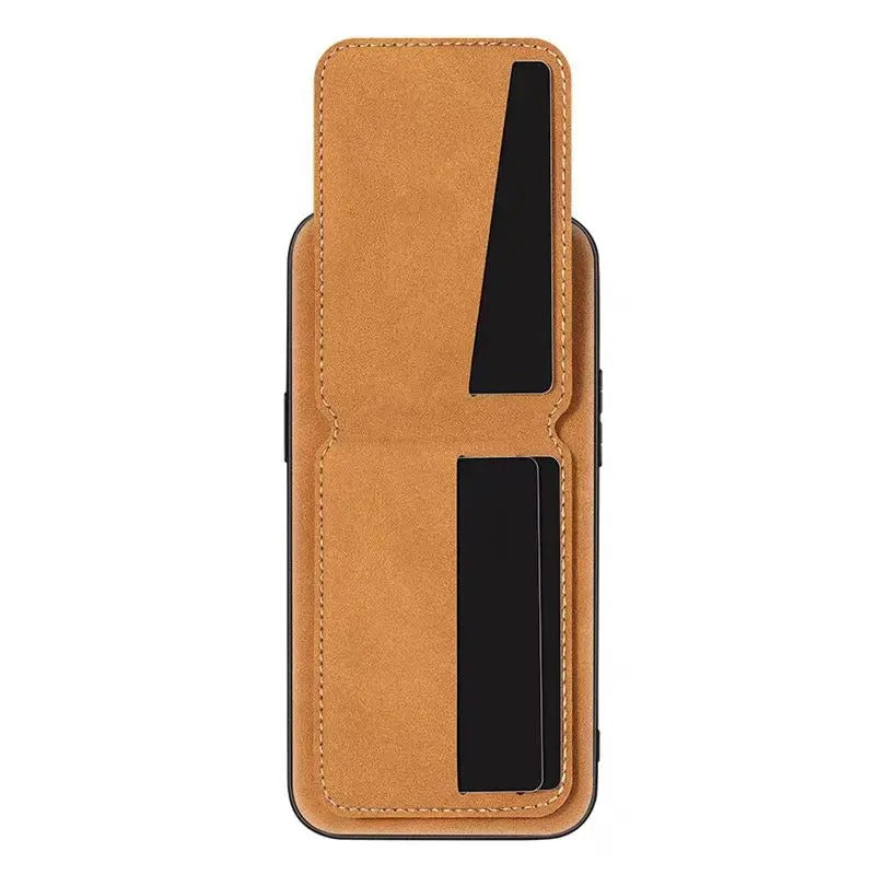 Luxury Faux Leather Wallet Phone Case — Stylish Shockproof Holder Cover, Anti-Scratch, Durable Full Protection, Soft Touch Finish