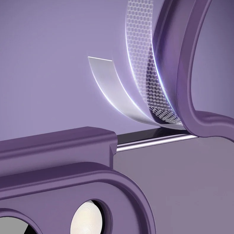 Luxury Frameless Silicone iPhone Case — Bumper Cover with Lens Protection, Shockproof, Anti-Fingerprint, Dustproof, Lightweight Full Corner Protection