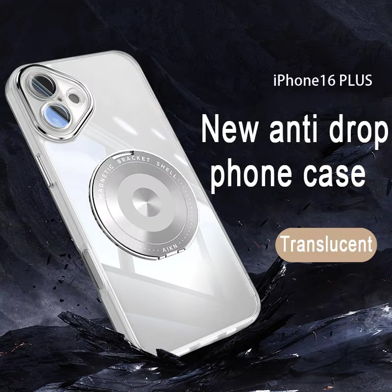 Premium Clear MagSafe iPhone Case — Neon Bumper Shockproof Armor, Wireless Charging Compatible, Anti-Scratch Transparent Protective Cover