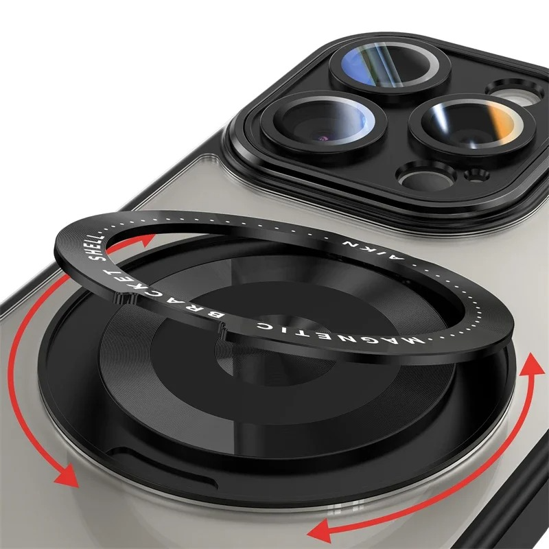 Premium Clear MagSafe iPhone Case — Neon Bumper Shockproof Armor, Wireless Charging Compatible, Anti-Scratch Transparent Protective Cover