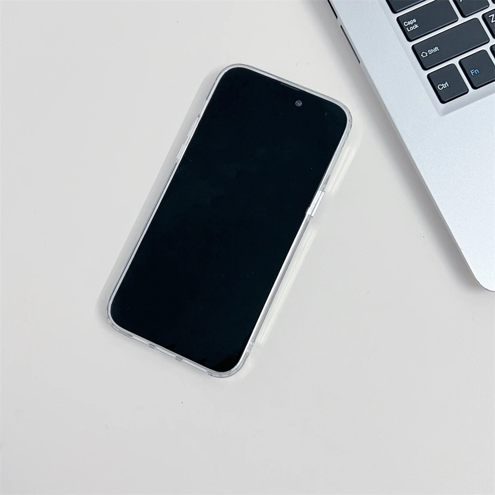 Luxury Magnetic Magsafe iPhone Case — Built-In Makeup Mirror, Thin Wireless Charging Cover, Anti-Fingerprint, Anti-Scratch, Dustproof, Lightweight