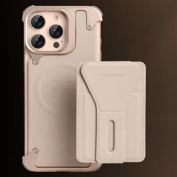 Luxury Magnetic Wallet iPhone Case — Card Holder with Stand, Wireless-Charging Compatible Genuine Leather Bumper Protective Cover