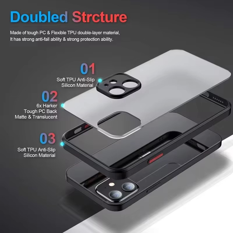 Luxury Magnetic iPhone Case — Matte Soft Silicone Cover, Color Collision, Camera Lens Protection, Shockproof, Anti-Scratch, Magsafe Compatible