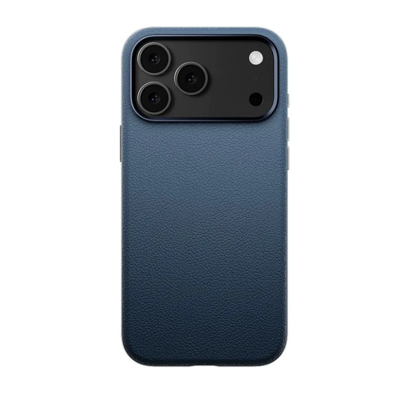 Luxury Magnetic iPhone Case — Wireless Charging Leather Cover with Metal Camera Protection, Shockproof Anti-Fingerprint Full Coverage Design