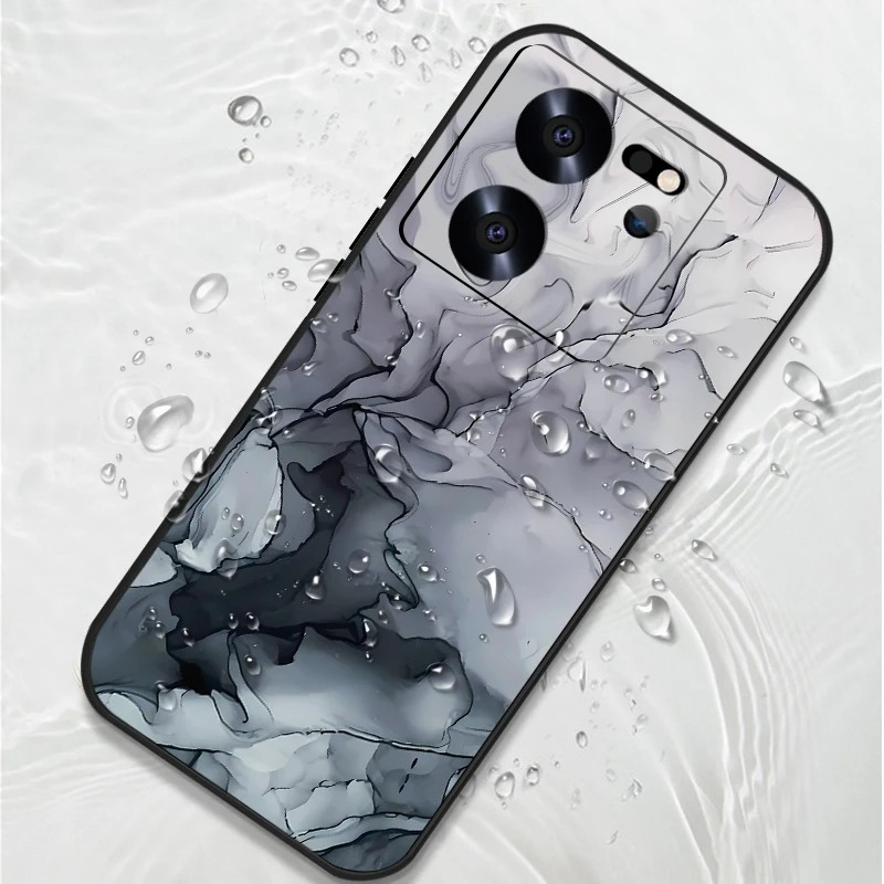 Luxury Marble Phone Case Soft Silicone Cover — Stylish Lanyard Design, Shockproof Protection, Anti-Fingerprint Scratch-Resistant Matte Finish