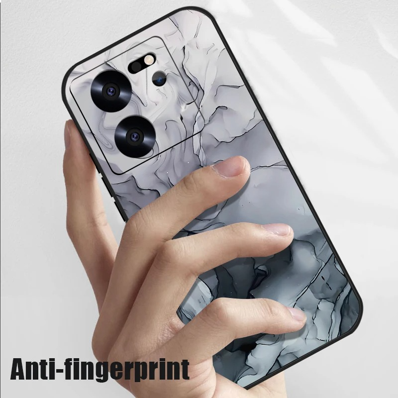 Luxury Marble Phone Case Soft Silicone Cover — Stylish Lanyard Design, Shockproof Protection, Anti-Fingerprint Scratch-Resistant Matte Finish