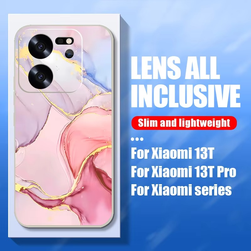 Luxury Marble Phone Case Soft Silicone Cover — Stylish Lanyard Design, Shockproof Protection, Anti-Fingerprint Scratch-Resistant Matte Finish