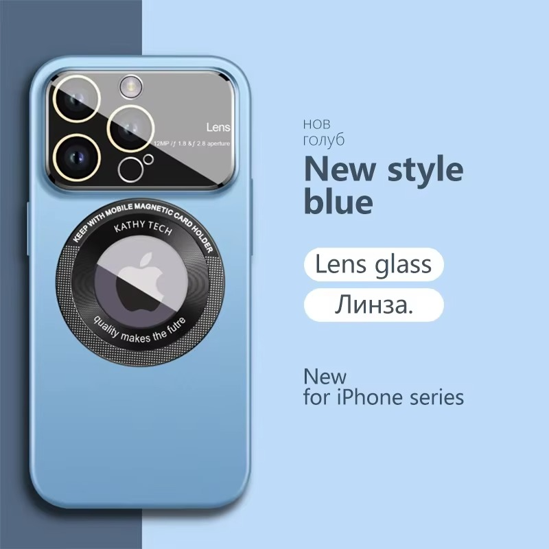 Luxury Matte Magnetic iPhone Case — Magsafe Wireless Charging, Shockproof Bumper with Camera Lens Protection, Anti-Fingerprint, Non-Slip Silicone Cover