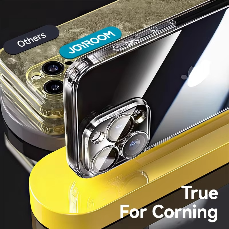 Luxury Plating TPU iPhone Case — High-Quality Soft Half-Wrapped Cover with Clear Lens Protection, Shockproof, Anti-Fingerprint, Transparent Design