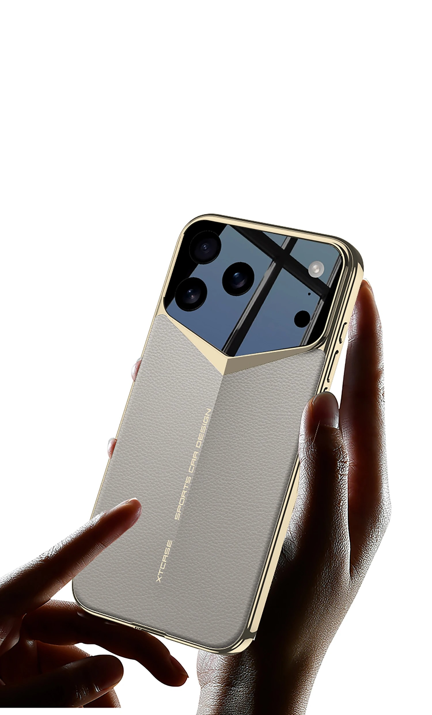 Luxury Ultra-Thin Leather iPhone Case — Raised Camera Lens Protection, Shock-Resistant Slim Cover with Anti-Fingerprint Finish