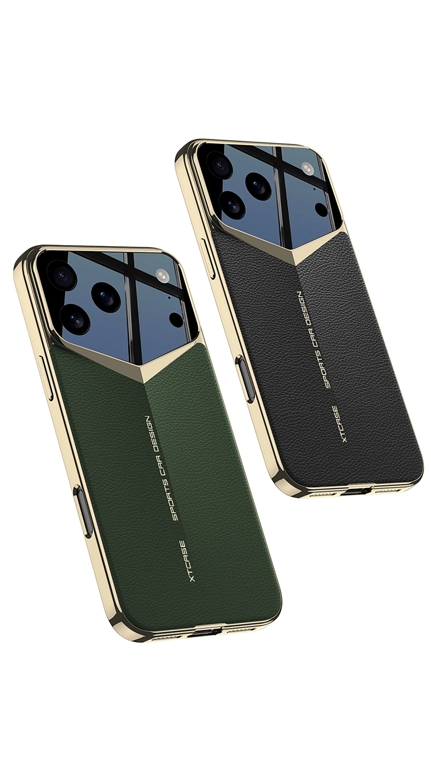 Luxury Ultra-Thin Leather iPhone Case — Raised Camera Lens Protection, Shock-Resistant Slim Cover with Anti-Fingerprint Finish