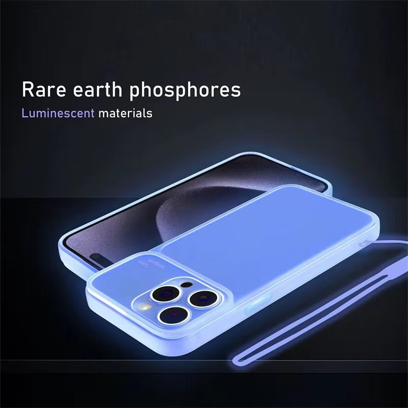 Luxury iPhone Case MagSafe Compatible Luminous Clear Silicone Cover — Night Light Glow Design, Ultra-Thin Shockproof Protection, Camera Lens & Screen Safe