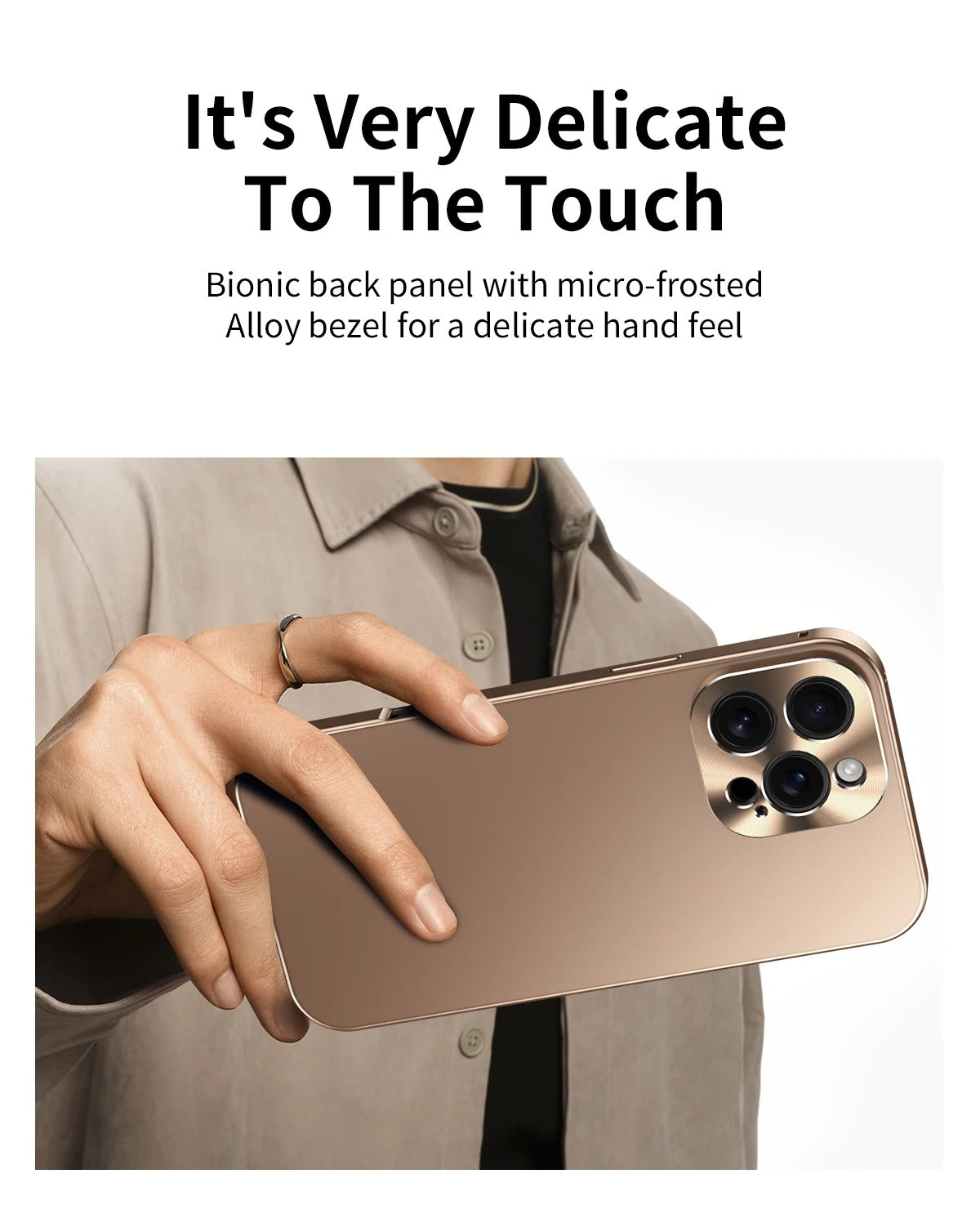 Luxury iPhone Case MagSafe Compatible Shockproof Camera Lens Protection — Matte Titanium Alloy Frame, Magnetic Slim Cover, Anti-Fingerprint, Drop Resistant