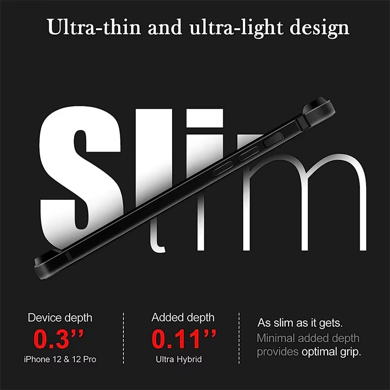 Luxury iPhone Case Ultra-Thin Aluminum Alloy Frame — Lightweight Bumper Protective Cover, Shockproof Hard Metal Shell