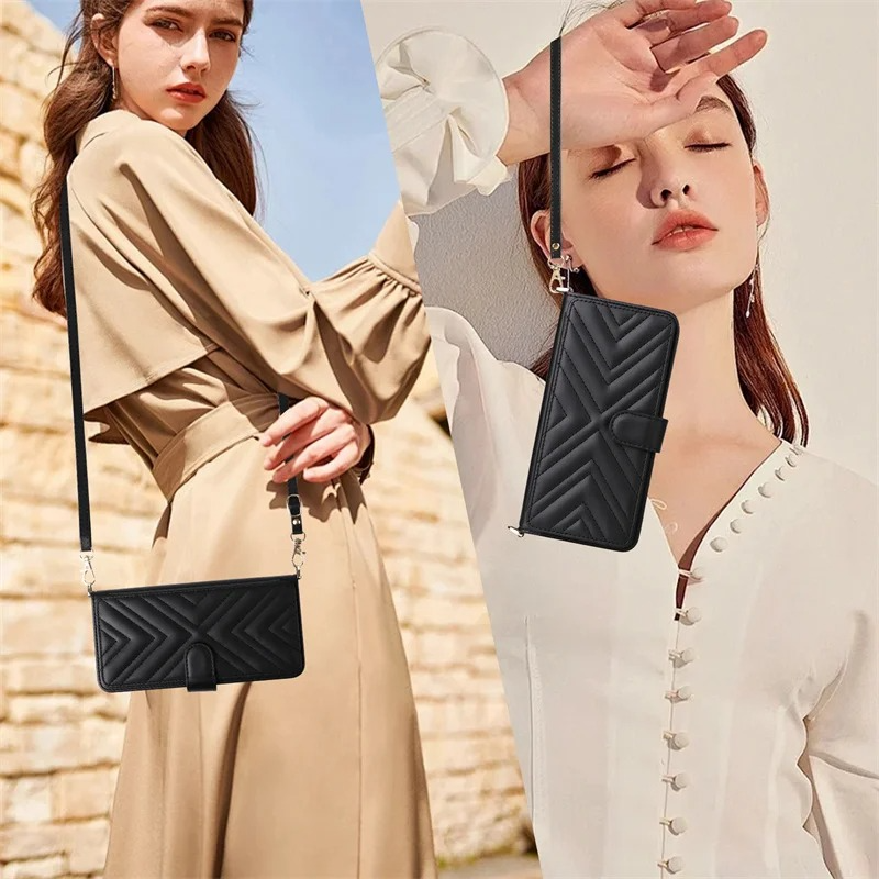 Luxury iPhone Flip Wallet Case — Leather Cover with Card Holder, Shockproof Protective Design, Stylish Full Body Phone Case with Added Functionality