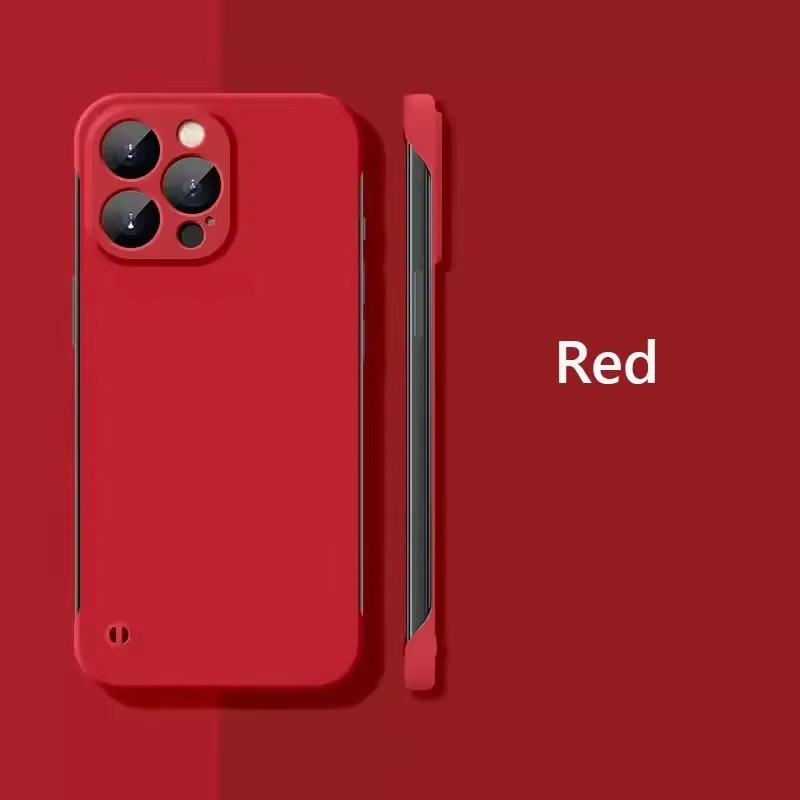 Luxury iPhone Frameless Slim Matte Case — Hard Back Cover with Shockproof Protection, Lightweight Anti-Fingerprint Scratch-Resistant Design, Transparent Minimalist Style