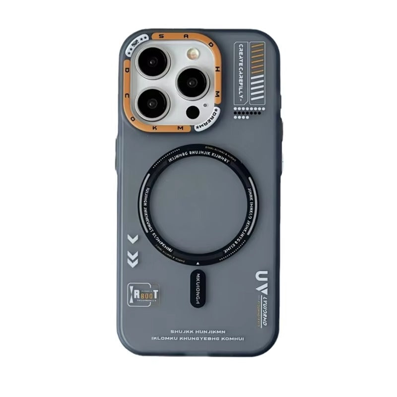 Luxury iPhone MagSafe Case Frosted Matte Cover — Magnetic Wireless Charging Compatible, Dual Layer Fall Protection, Anti-Fingerprint Scratch-Resistant Design