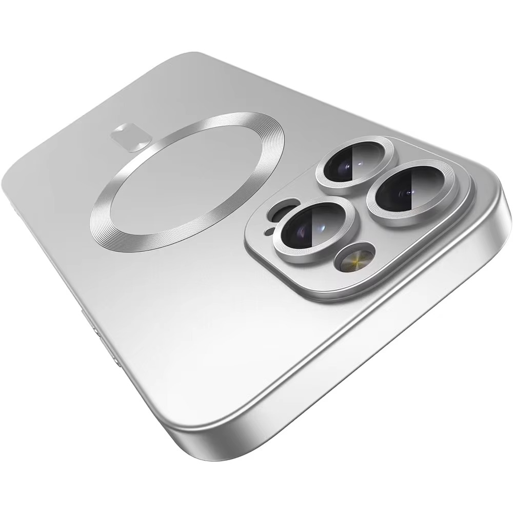 Luxury iPhone MagSafe Case — Magnetic Wireless Charging Full Coverage Silicone Cover, Camera Protection, Slim Shockproof Anti-Fingerprint Matte Design