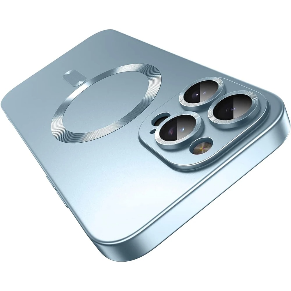 Luxury iPhone MagSafe Case — Magnetic Wireless Charging Full Coverage Silicone Cover, Camera Protection, Slim Shockproof Anti-Fingerprint Matte Design