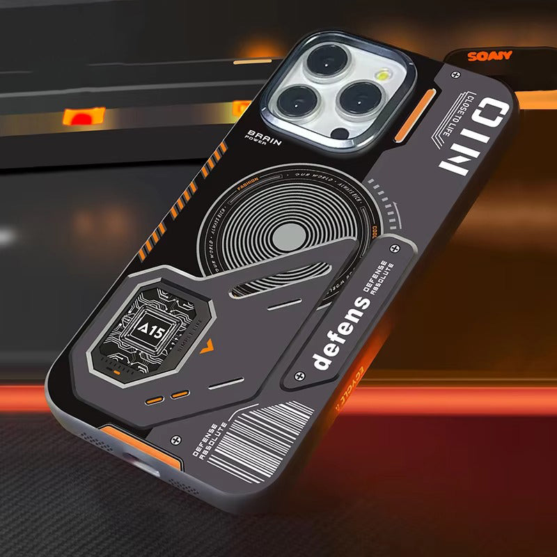 Luxury iPhone MagSafe Matte Case — Magnetic Wireless Charging Shockproof Cover with Lens Protection, Slim Anti-Fingerprint Scratch-Resistant Design