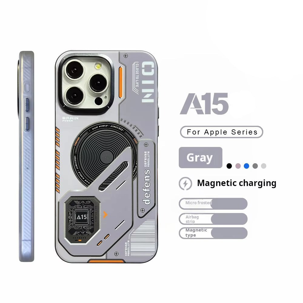 Luxury iPhone MagSafe Matte Case — Magnetic Wireless Charging Shockproof Cover with Lens Protection, Slim Anti-Fingerprint Scratch-Resistant Design