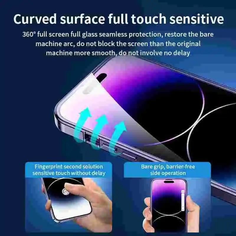 Luxury iPhone Magnetic Metal Case with Large Window Lens Protection — Aluminum Frame, Tempered Glass Screen Protector, Shockproof Slim Scratch-Resistant Cover