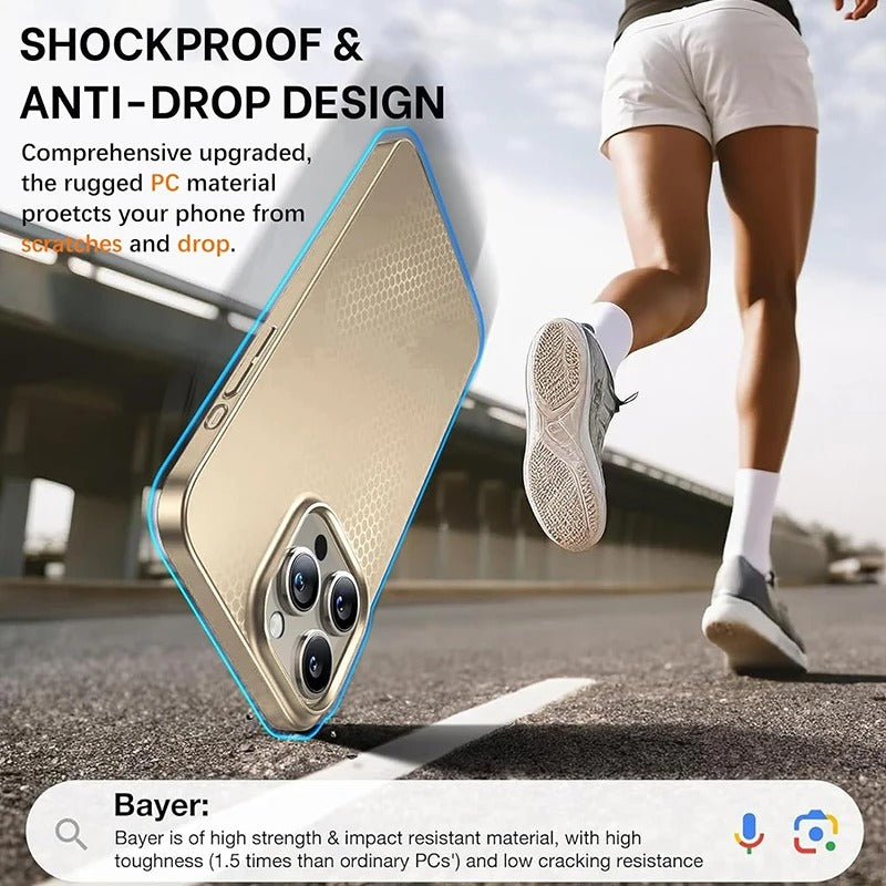 Luxury iPhone Matte Hard PC Case — Ultra-Thin Solid Color Back Cover, Slim Shockproof Design, Anti-Fingerprint Scratch-Resistant Non-Slip Finish