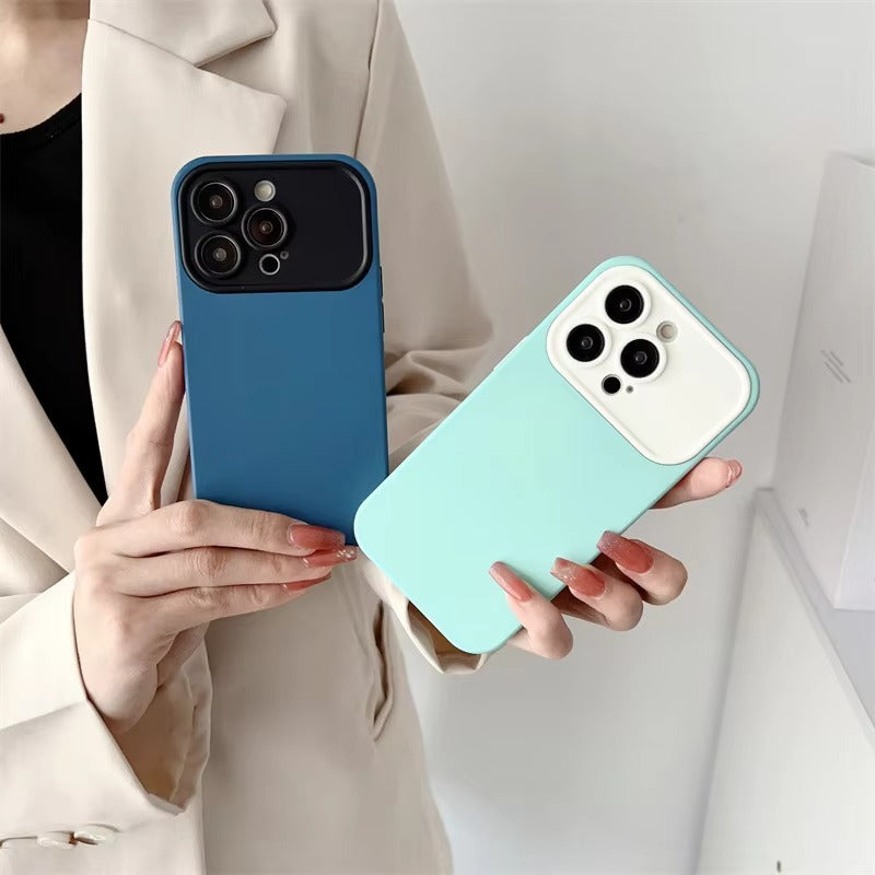 Luxury iPhone Silicone Candy Case — Soft Shockproof Full Coverage Design, Camera Protection, Matte Anti-Fingerprint Scratch-Resistant Non-Slip Finish