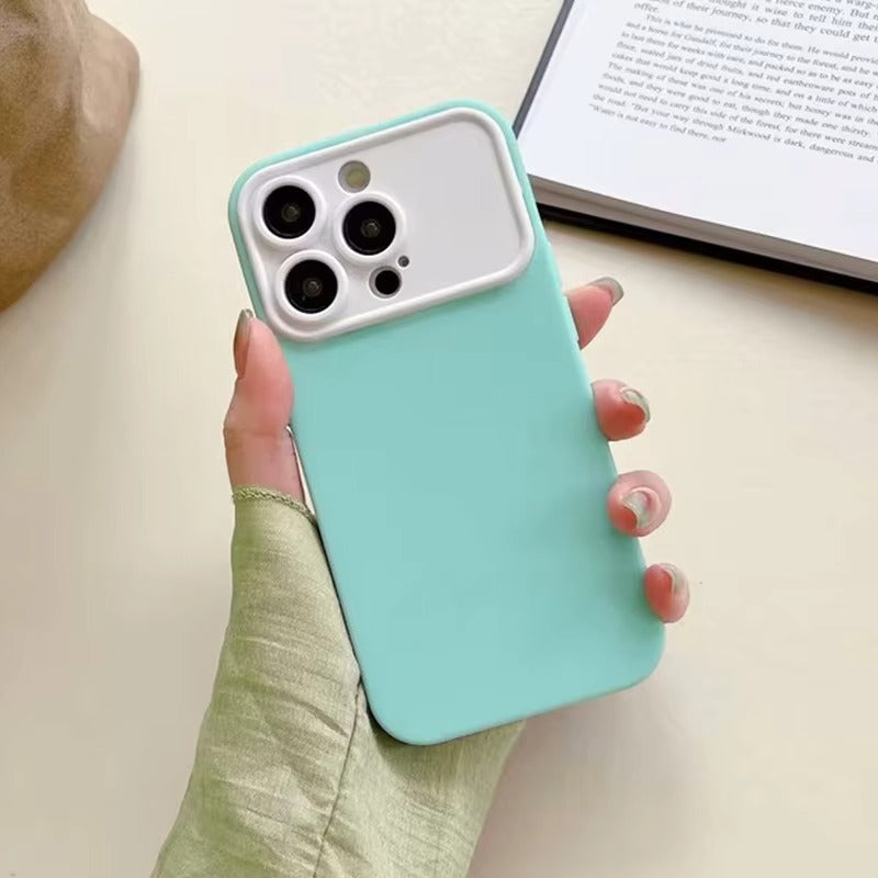 Luxury iPhone Silicone Candy Case — Soft Shockproof Full Coverage Design, Camera Protection, Matte Anti-Fingerprint Scratch-Resistant Non-Slip Finish