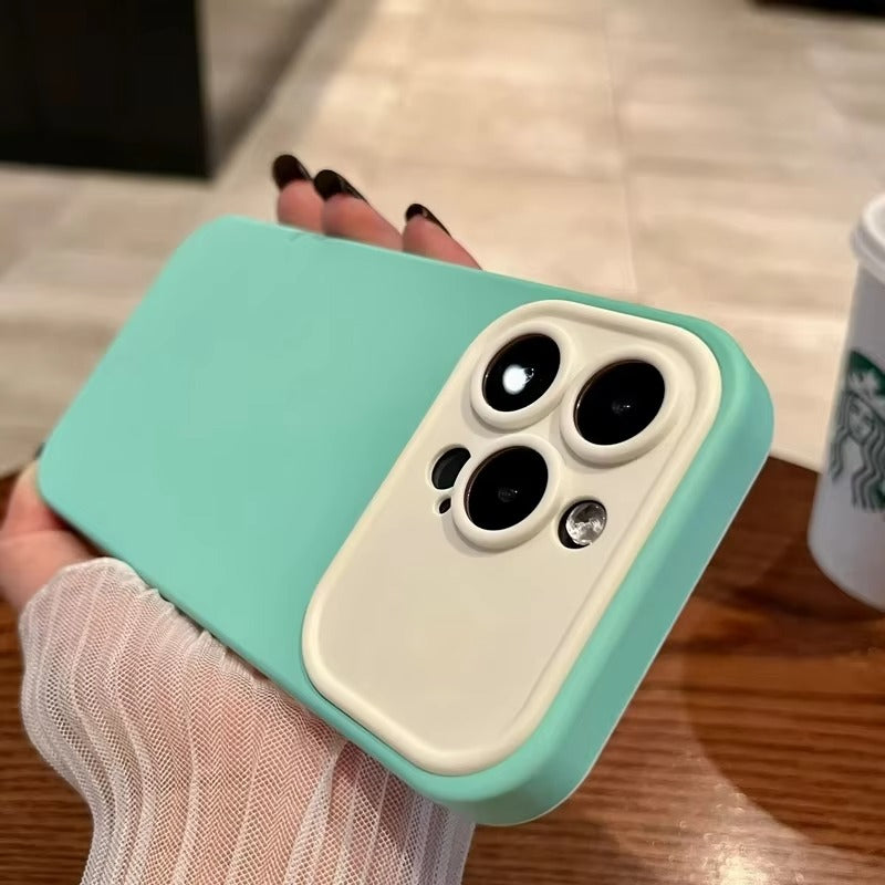 Luxury iPhone Silicone Candy Case — Soft Shockproof Full Coverage Design, Camera Protection, Matte Anti-Fingerprint Scratch-Resistant Non-Slip Finish