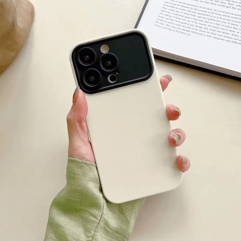 Luxury iPhone Silicone Candy Case — Soft Shockproof Full Coverage Design, Camera Protection, Matte Anti-Fingerprint Scratch-Resistant Non-Slip Finish