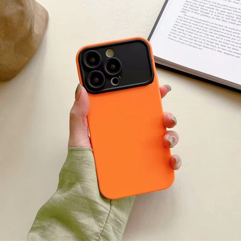 Luxury iPhone Silicone Candy Case — Soft Shockproof Full Coverage Design, Camera Protection, Matte Anti-Fingerprint Scratch-Resistant Non-Slip Finish