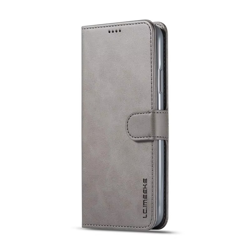 Luxury iPhone Wallet Case PU Leather Folding Cover — Card Holder Slot, Kickstand Function, Full Access to Ports, Shockproof Drop Protection