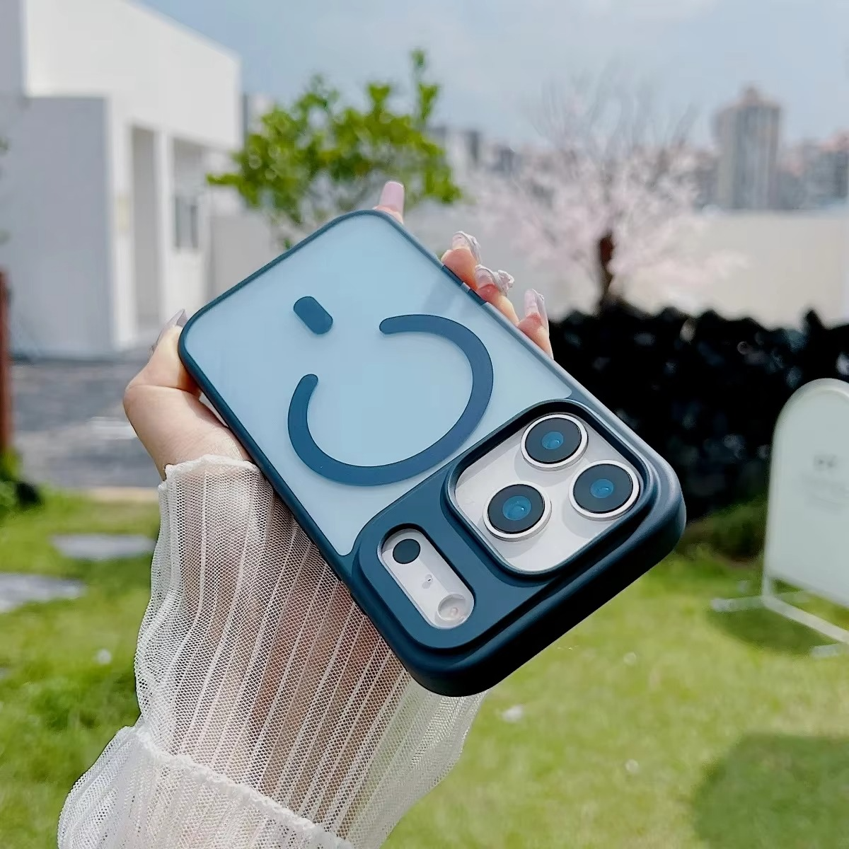 Premium Magnetic iPhone Case — Matte Translucent Skin-Feel Cover with MagSafe Wireless Charging, Shockproof Anti-Fingerprint PC+TPU Design