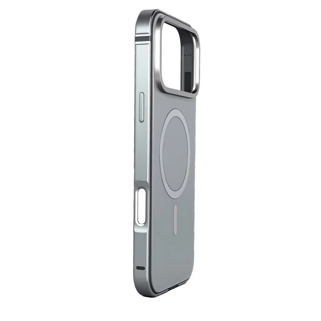 Premium Magnetic iPhone Case — Original Color Backplate with Aluminum Alloy Frame, Hard Anti-Drop Protection, Slim Durable Cover