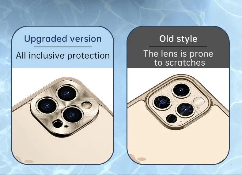 Premium iPhone Case Magnetic Aluminum Alloy Frame — Frosted PC Back Cover, Slim Protective Design, Lightweight Scratch-Resistant Metal Phone Shell
