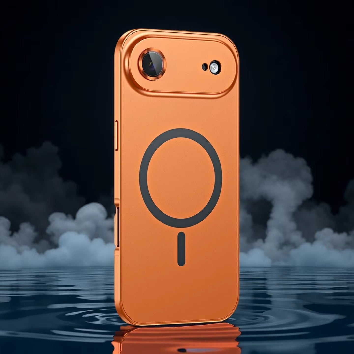 Premium iPhone Case Magnetic Aluminum Metal Frame — PC Backboard Hard Cover, MagSafe Wireless Charging Compatible, Shockproof Matte Anti-Fingerprint Design