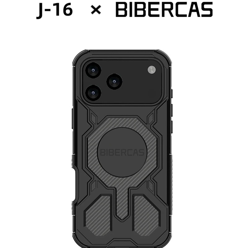 Rugged Magnetic iPhone Case Shockproof Heavy Duty Protection — Hard PC Dual Layer Armor Cover, Kickstand Support, Anti-Fingerprint, Dustproof, Non-Slip