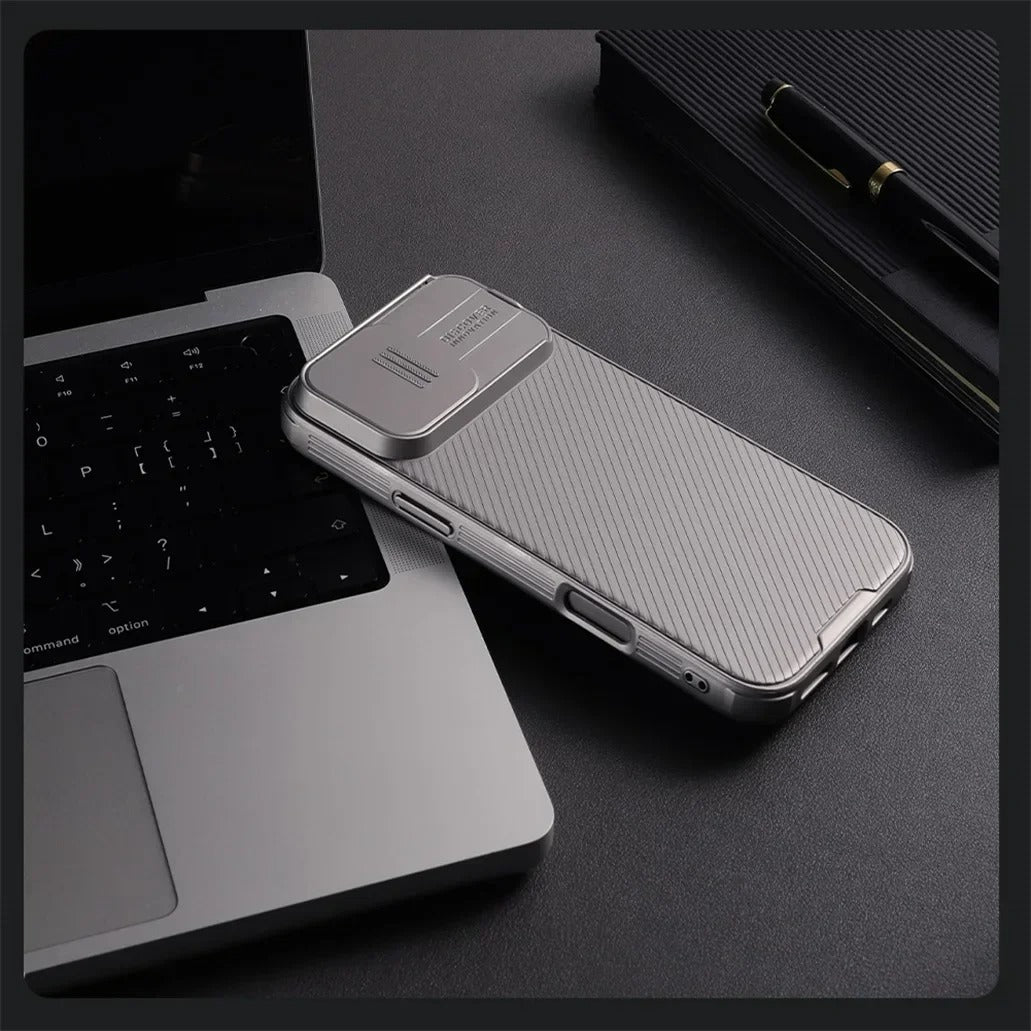 Rugged iPhone CamShield Pro Magnetic Case — Sliding Camera Protection, Tough TPU+PC Shell, Durable Shockproof Cover