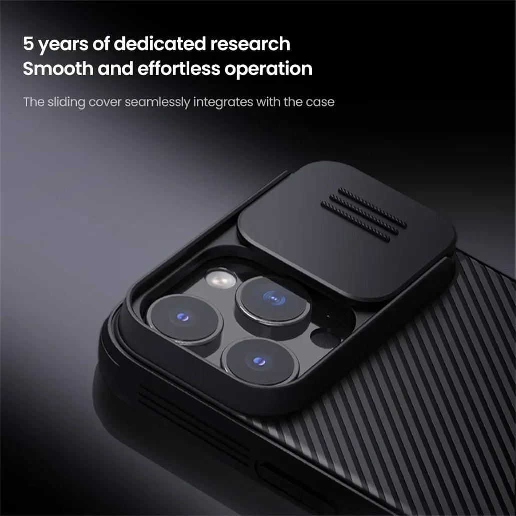 Rugged iPhone CamShield Pro Magnetic Case — Sliding Camera Protection, Tough TPU+PC Shell, Durable Shockproof Cover