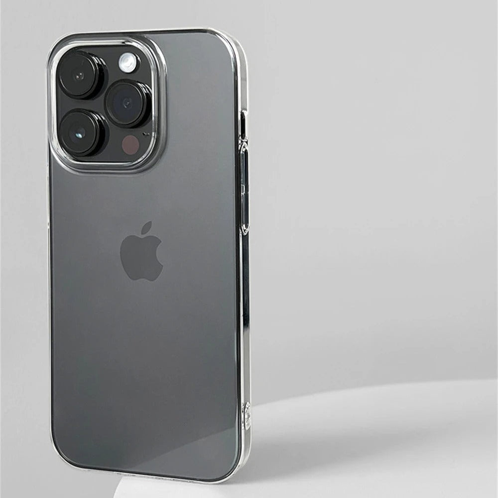 Ultra-Thin iPhone Matte Translucent Case — Silky Skin Slim Hard Cover, Lightweight Shockproof Design, Anti-Fingerprint Scratch-Resistant Clear Finish