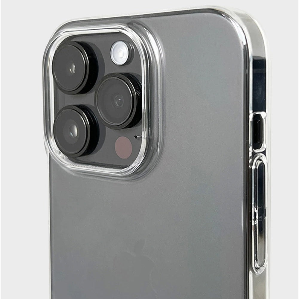 Ultra-Thin iPhone Matte Translucent Case — Silky Skin Slim Hard Cover, Lightweight Shockproof Design, Anti-Fingerprint Scratch-Resistant Clear Finish